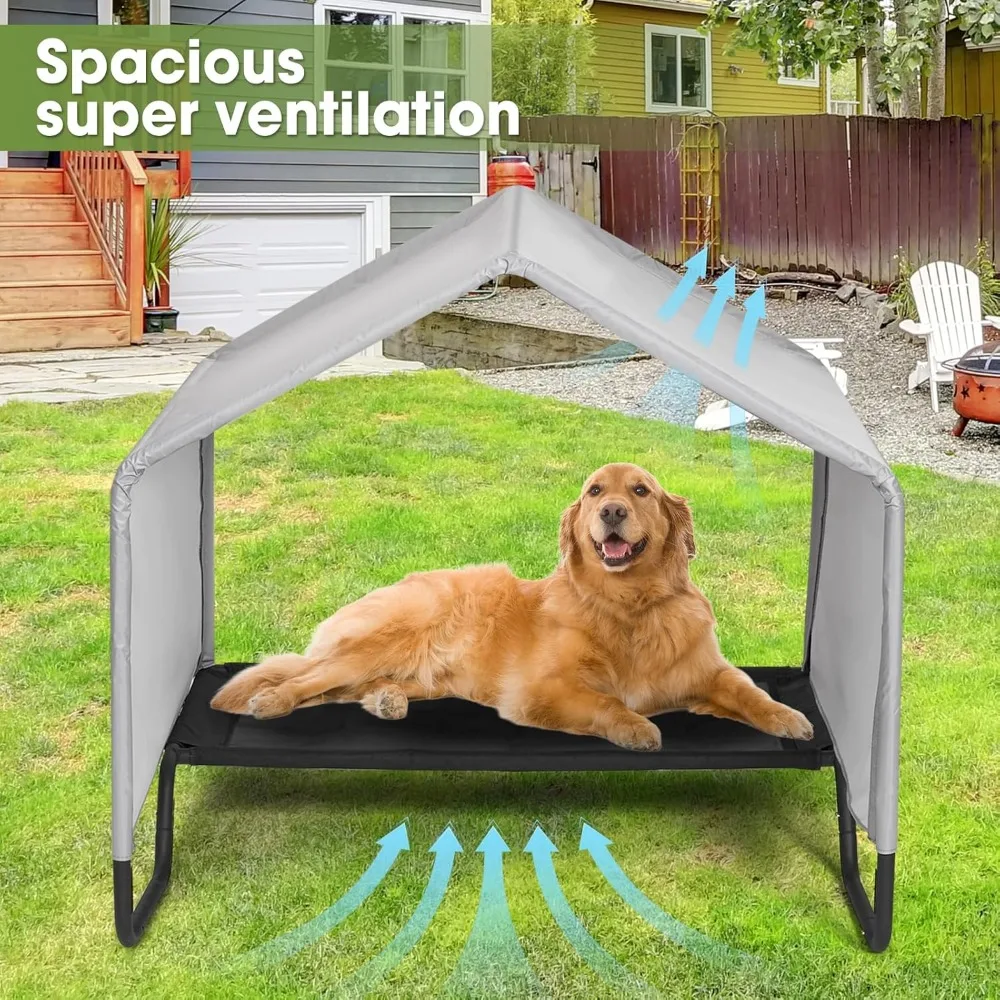 Outdoor Dog Bed with Canopy - Image 5
