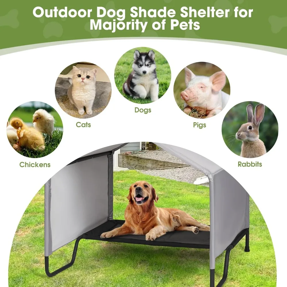 Outdoor Dog Bed with Canopy - Image 6