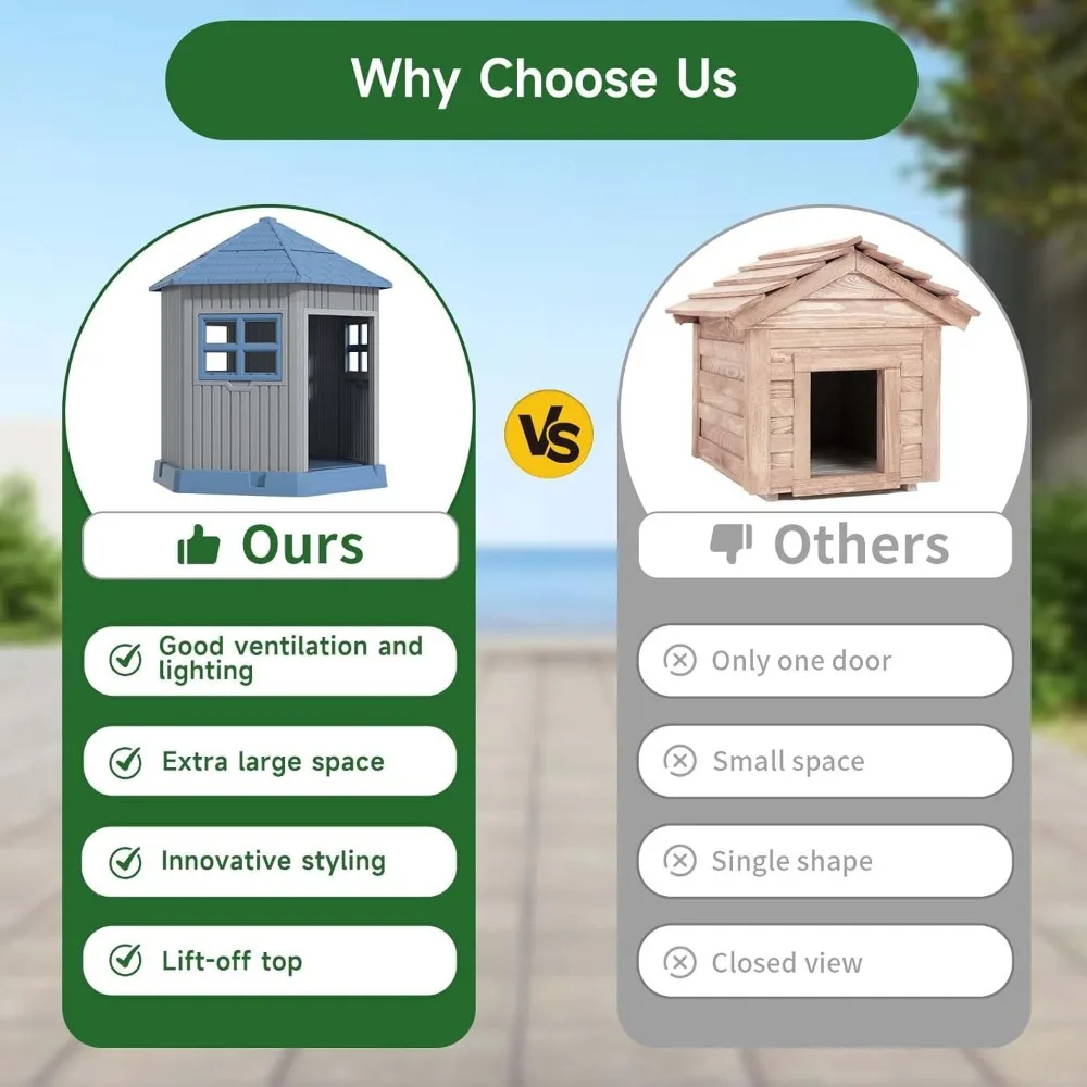 Elevated Indoor & Outdoor Dog House