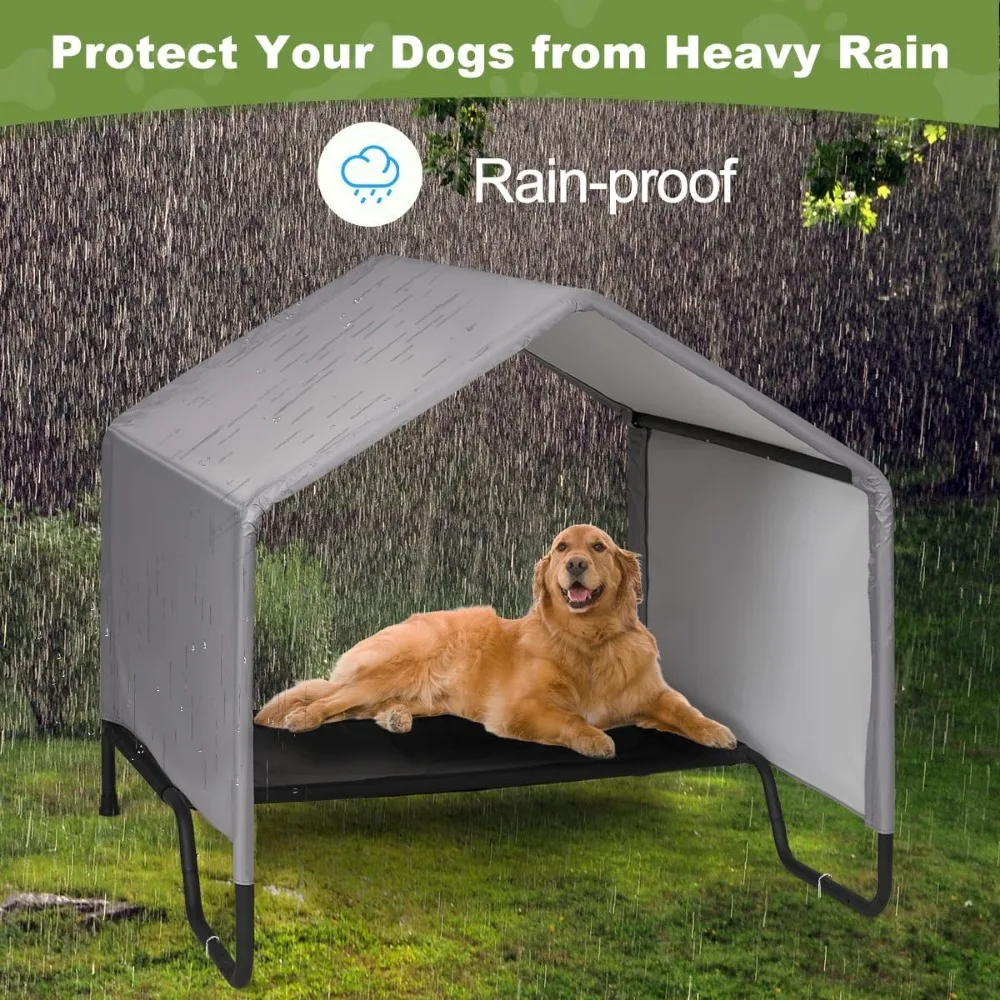 Outdoor Dog Bed with Canopy - Image 4