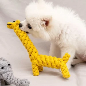 cotton rope dog toy - Durable Tug & Chew Rope for Small & Medium Dogs