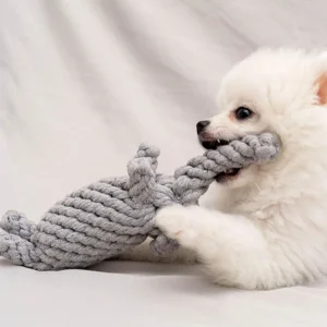 cotton rope dog toy - Durable Tug & Chew Rope for Small & Medium Dogs